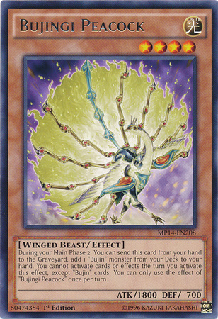 Bujingi Peacock [MP14-EN208] Rare | Total Play