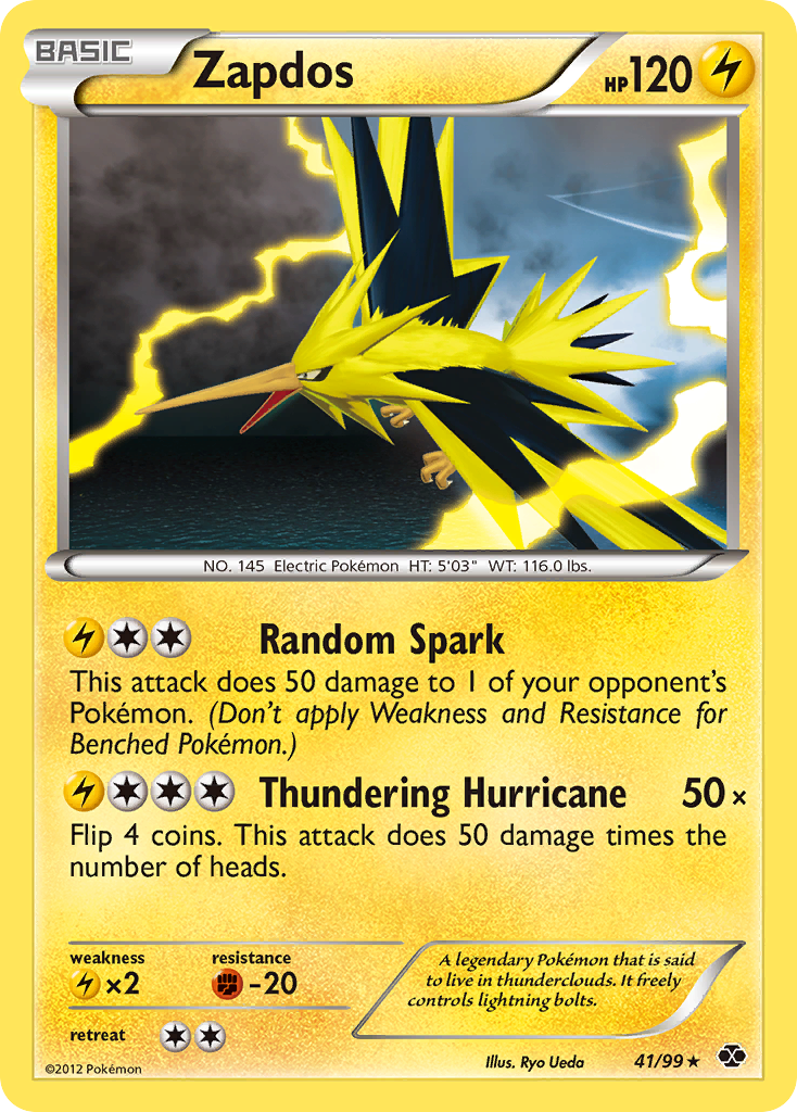 Zapdos (41/99) [Black & White: Next Destinies] | Total Play