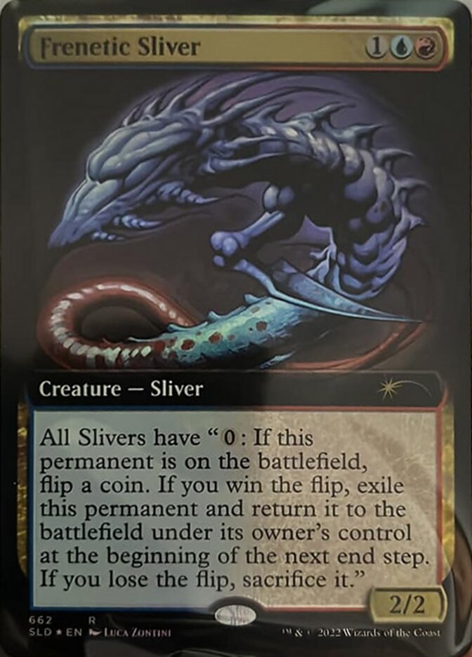 Frenetic Sliver (Extended Art) [Secret Lair Drop Promos] | Total Play