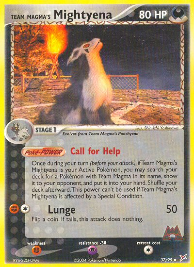 Team Magma's Mightyena (37/95) [EX: Team Magma vs Team Aqua] | Total Play