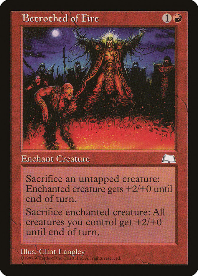 Betrothed of Fire [Weatherlight] | Total Play