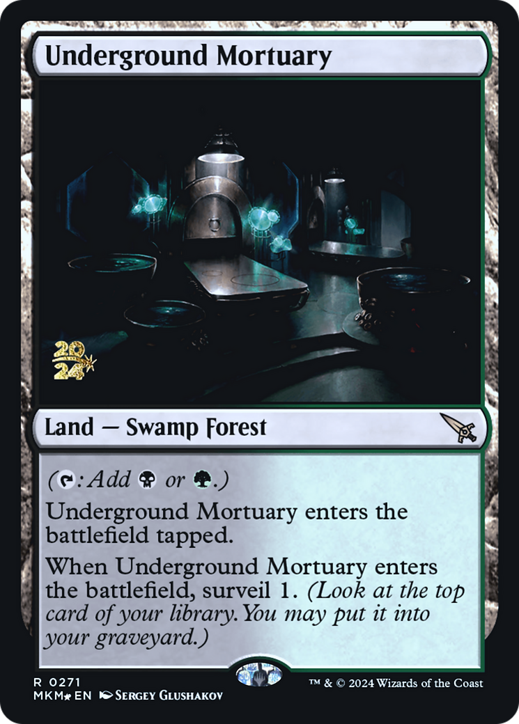 Underground Mortuary [Murders at Karlov Manor Prerelease Promos] | Total Play