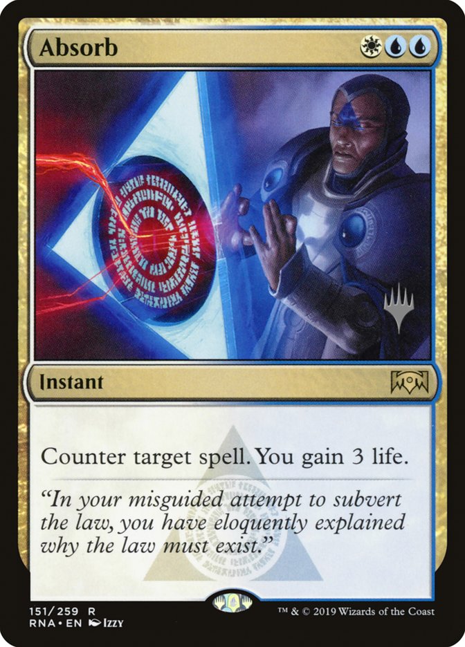 Absorb (Promo Pack) [Ravnica Allegiance Promos] | Total Play