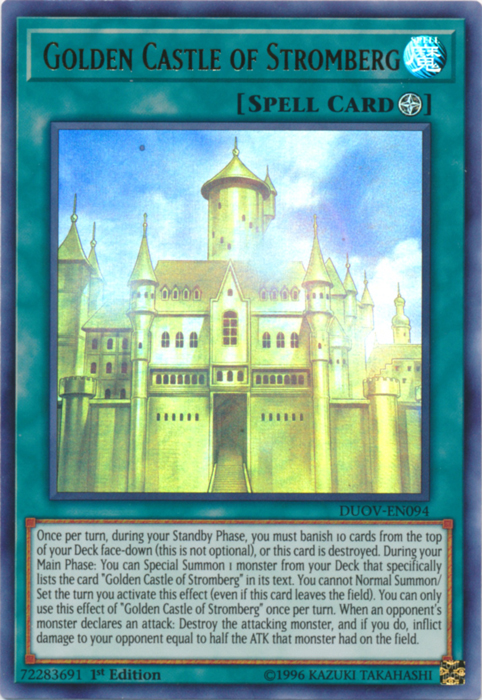 Golden Castle of Stromberg [DUOV-EN094] Ultra Rare | Total Play