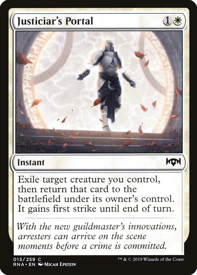 Justiciar's Portal [Ravnica Allegiance] | Total Play