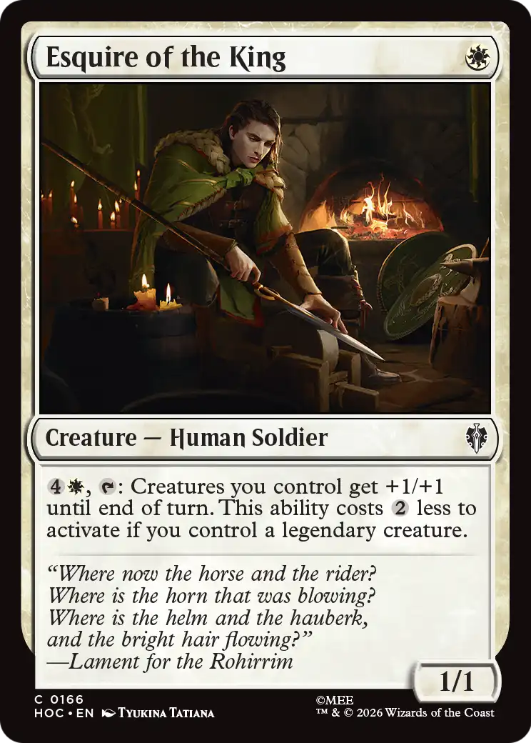 Esquire of the King [The Hobbit: Eternal-Legal] | Total Play
