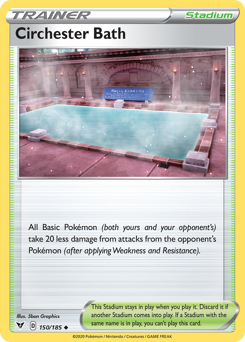 Circhester Bath (150/185) [Sword & Shield: Vivid Voltage] | Total Play