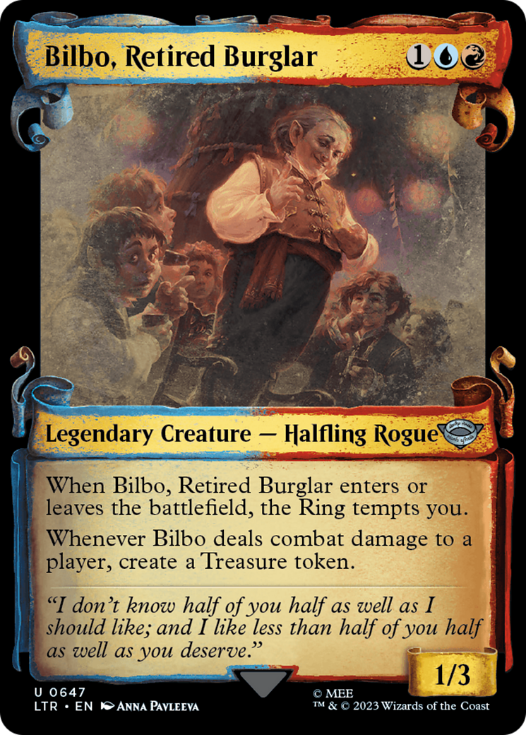 Bilbo, Retired Burglar [The Lord of the Rings: Tales of Middle-Earth Showcase Scrolls] | Total Play