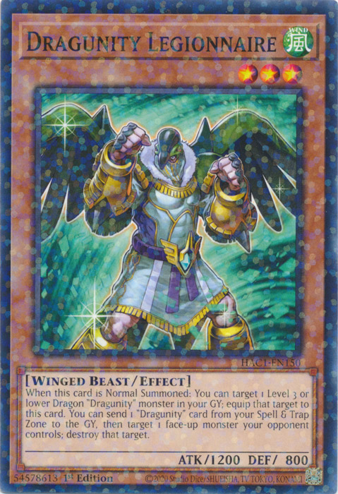 Dragunity Legionnaire (Duel Terminal) [HAC1-EN150] Common | Total Play