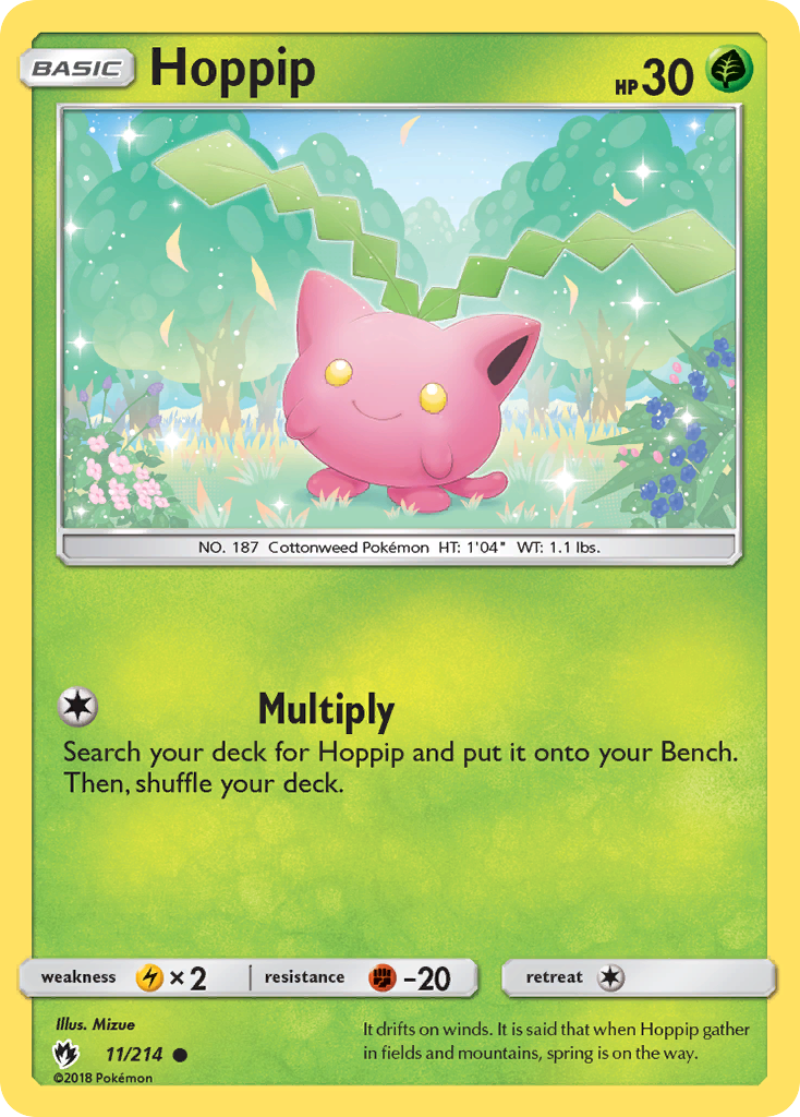 Hoppip (11/214) [Sun & Moon: Lost Thunder] | Total Play