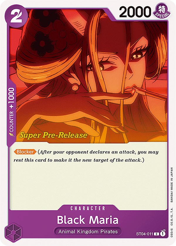 Black Maria [Super Pre-Release Starter Deck: Animal Kingdom Pirates] | Total Play