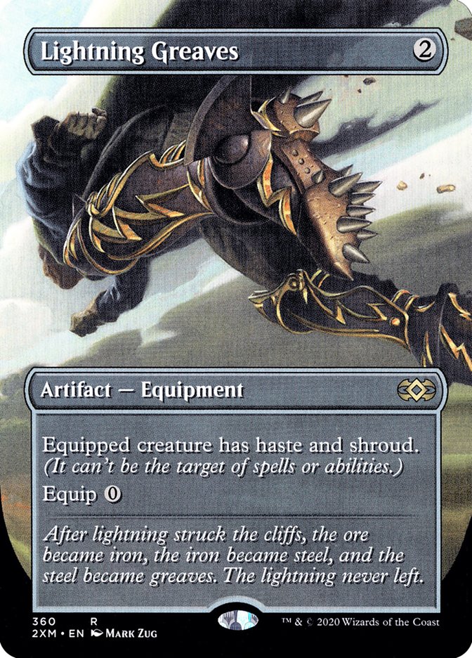 Lightning Greaves (Toppers) [Double Masters] | Total Play