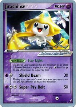 Jirachi ex (94/100) (Legendary Ascent - Tom Roos) [World Championships 2007] | Total Play