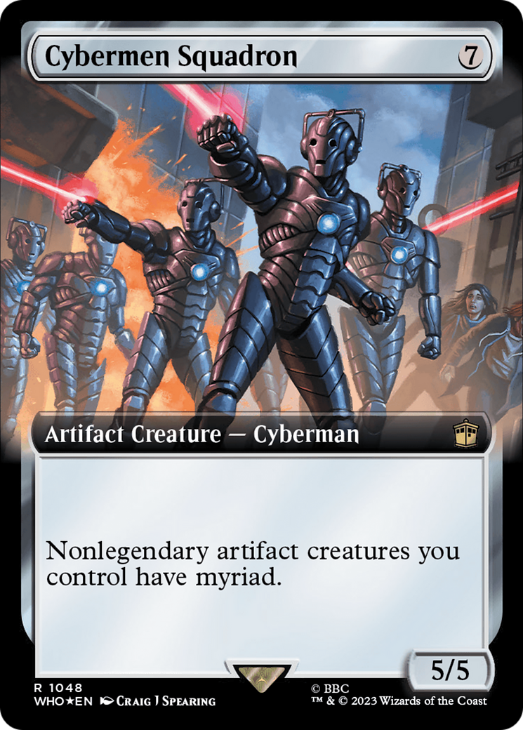 Cybermen Squadron (Extended Art) (Surge Foil) [Doctor Who] | Total Play