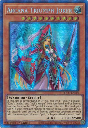 Arcana Triumph Joker (Collector's Rare) [KICO-EN001] Collector's Rare | Total Play