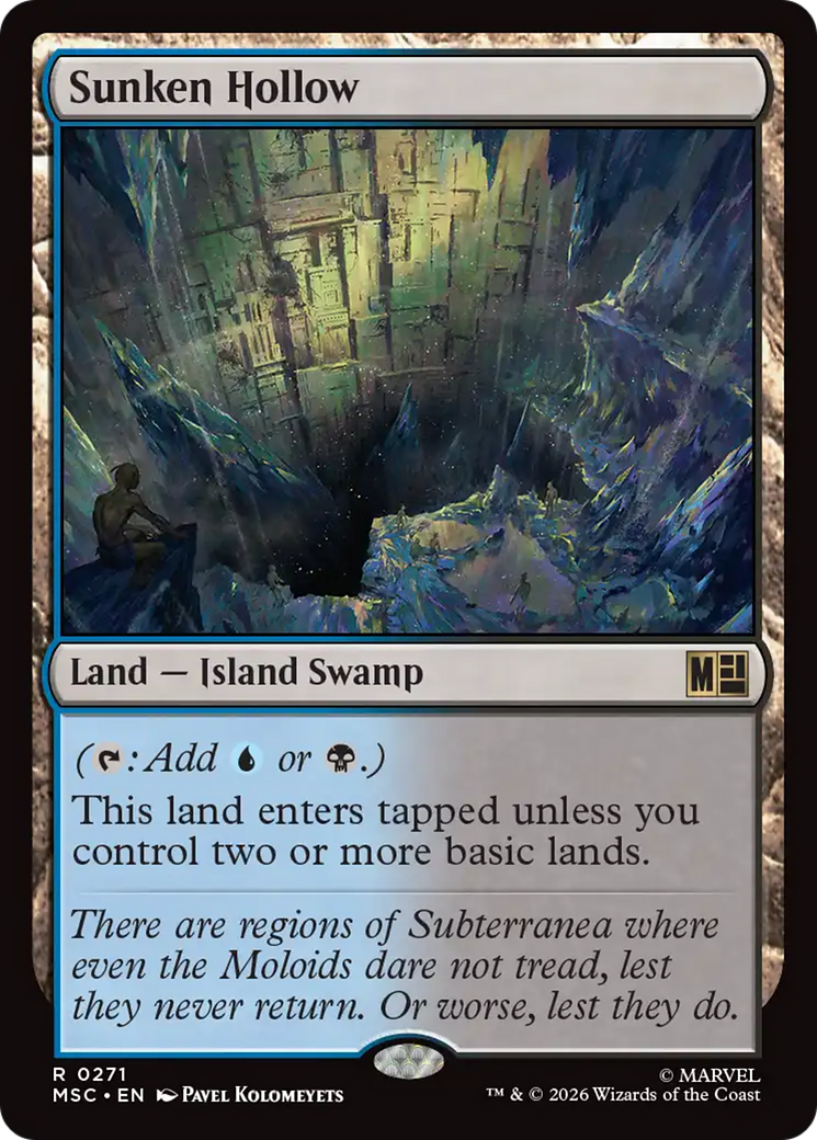 Sunken Hollow (Surge Foil) [Marvel Super Heroes Commander] | Total Play