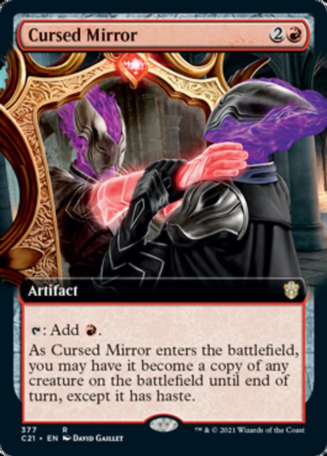 Cursed Mirror (Extended Art) [Commander 2021] | Total Play