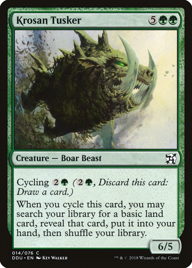 Krosan Tusker [Duel Decks: Elves vs. Inventors] | Total Play