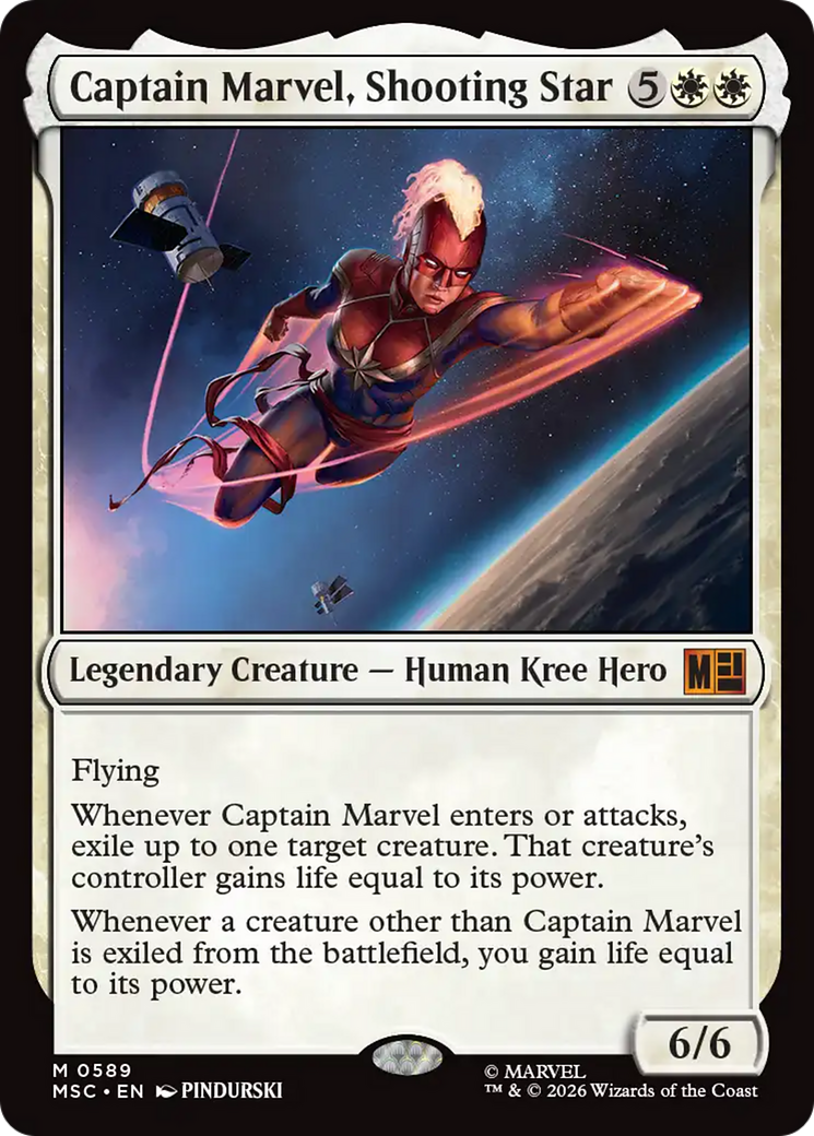 Captain Marvel, Shooting Star [Marvel Super Heroes Commander] | Total Play