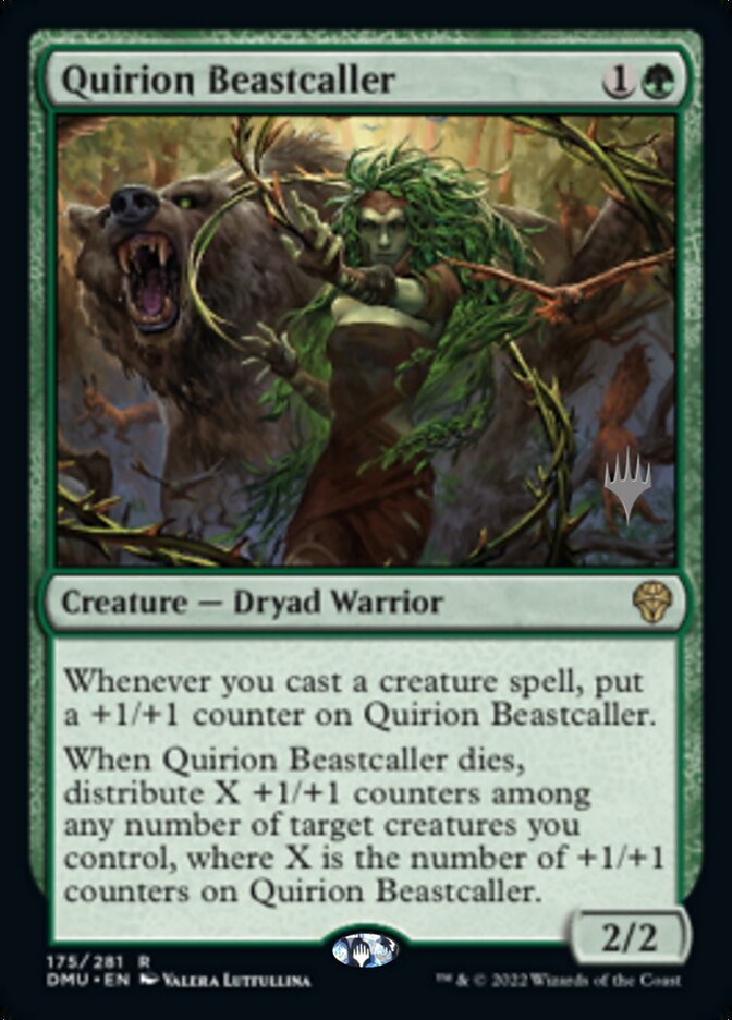 Quirion Beastcaller (Promo Pack) [Dominaria United Promos] | Total Play