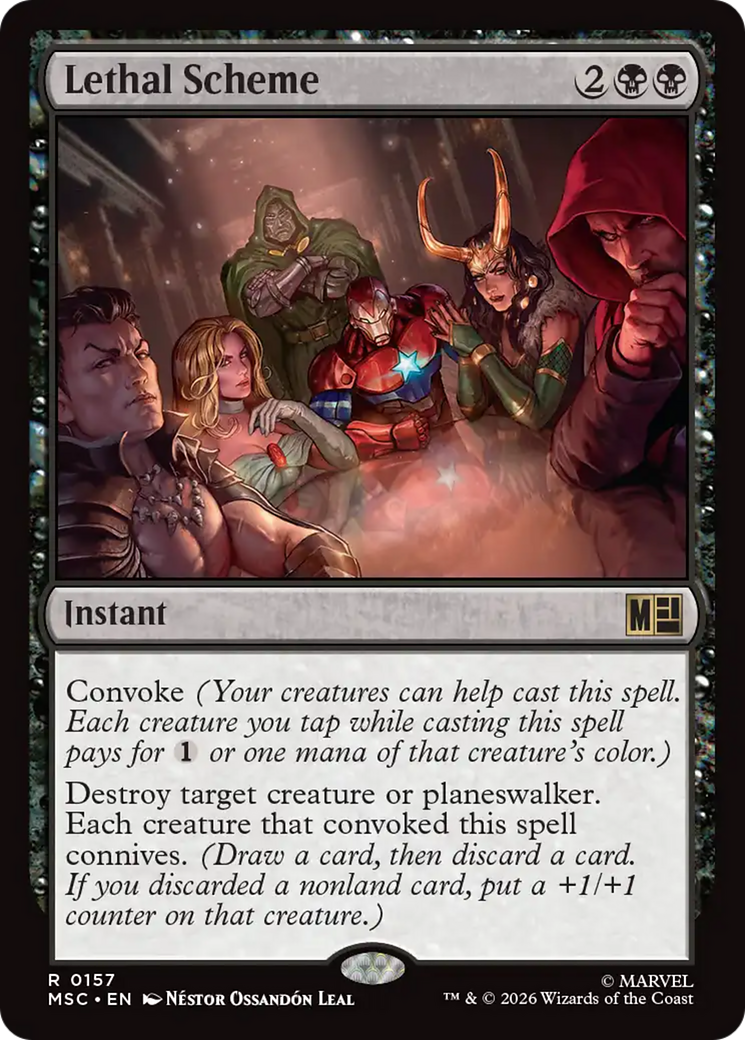 Lethal Scheme (Surge Foil) [Marvel Super Heroes Commander] | Total Play