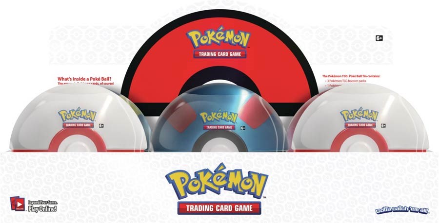 Poke Ball Tin Display (Fall 2019) | Total Play