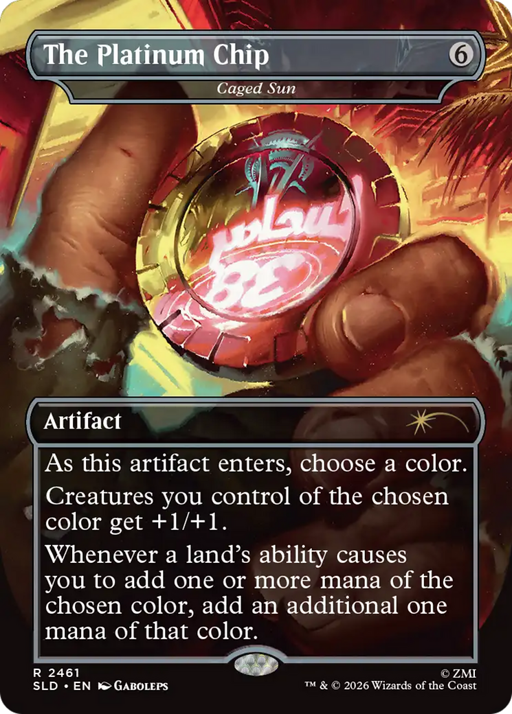The Platinum Chip - Caged Sun [Secret Lair Drop Series] | Total Play