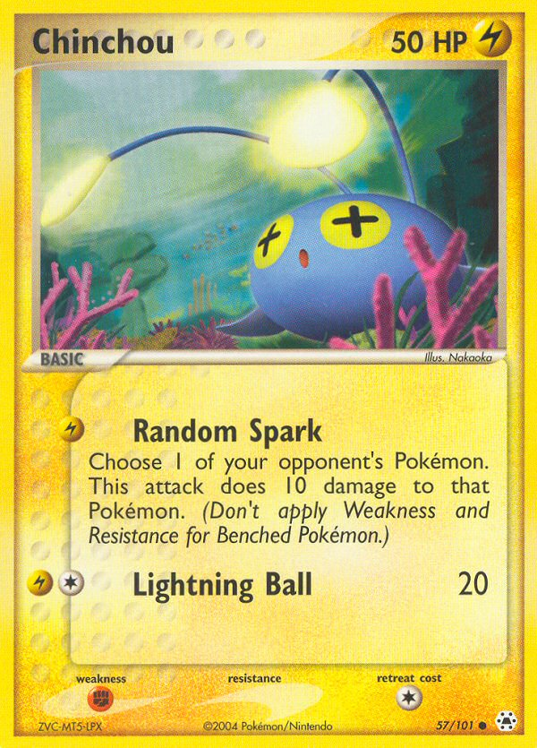 Chinchou (57/101) [EX: Hidden Legends] | Total Play