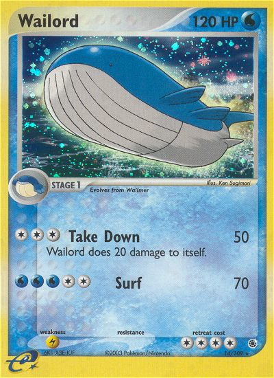 Wailord (14/109) [EX: Ruby & Sapphire] | Total Play