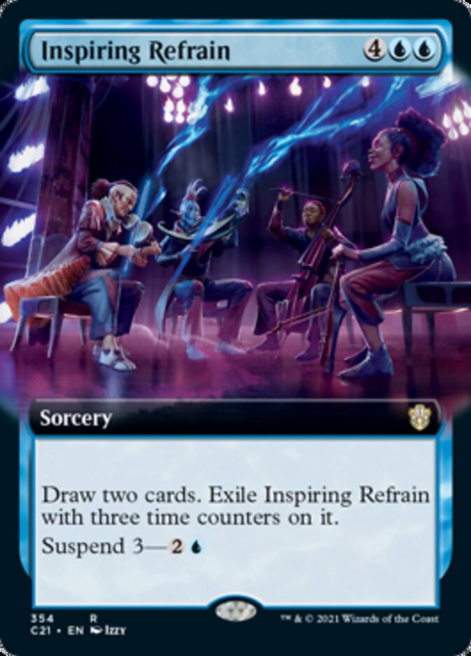 Inspiring Refrain (Extended Art) [Commander 2021] | Total Play