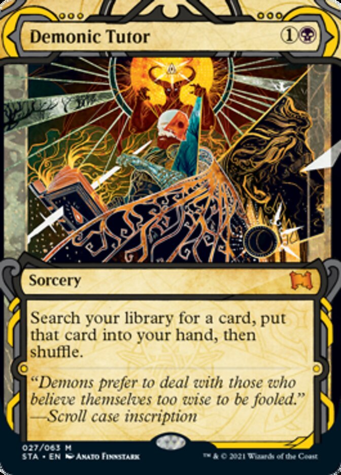 Demonic Tutor (Foil Etched) [Strixhaven: Mystical Archive] | Total Play