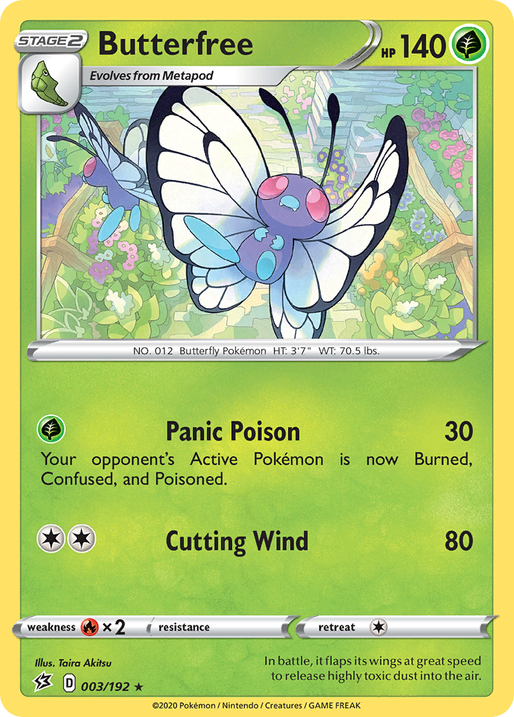 Butterfree (003/192) [Sword & Shield: Rebel Clash] | Total Play