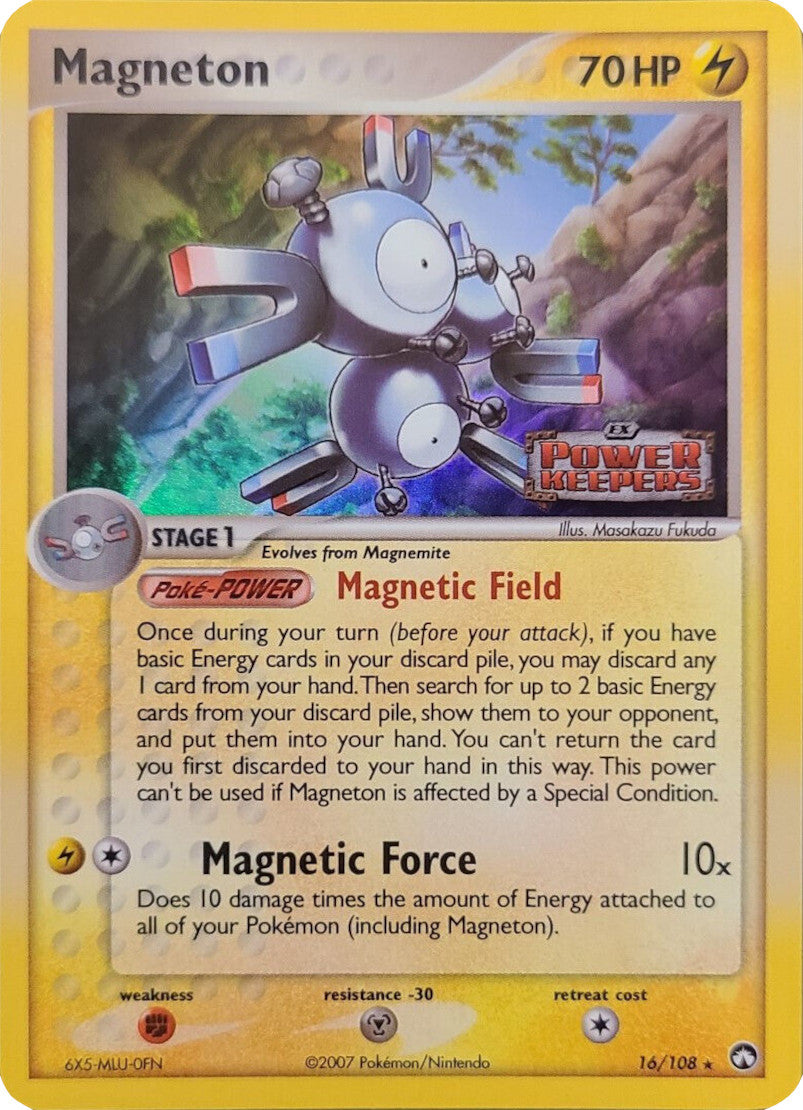 Magneton (16/108) (Stamped) [EX: Power Keepers] | Total Play
