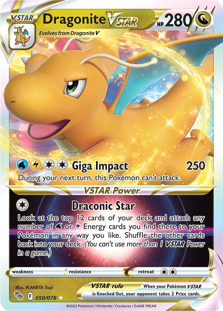 Dragonite VSTAR (050/078) [Pokémon GO] | Total Play