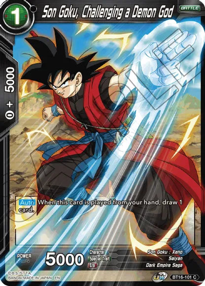 Son Goku, Challenging a Demon God (BT16-101) [Realm of the Gods] | Total Play