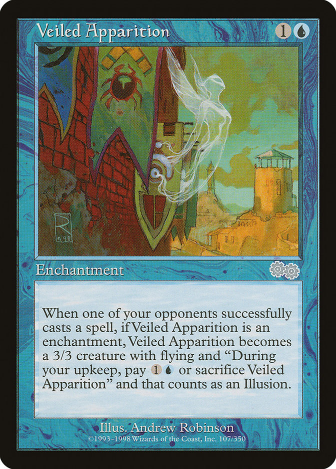 Veiled Apparition [Urza's Saga] | Total Play