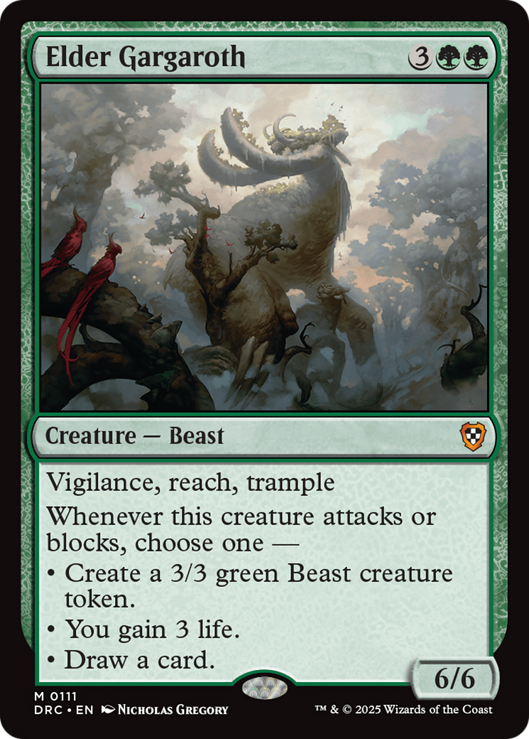 Elder Gargaroth [Aetherdrift Commander] | Total Play