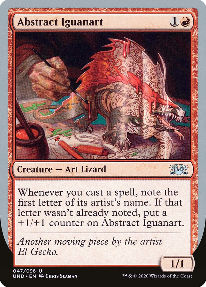 Abstract Iguanart [Unsanctioned] | Total Play