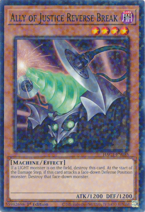 Ally of Justice Reverse Break (Duel Terminal) [HAC1-EN085] Common | Total Play