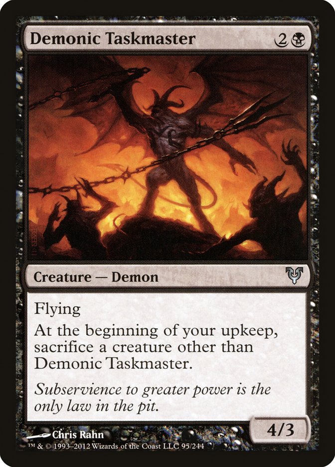 Demonic Taskmaster [Avacyn Restored] | Total Play