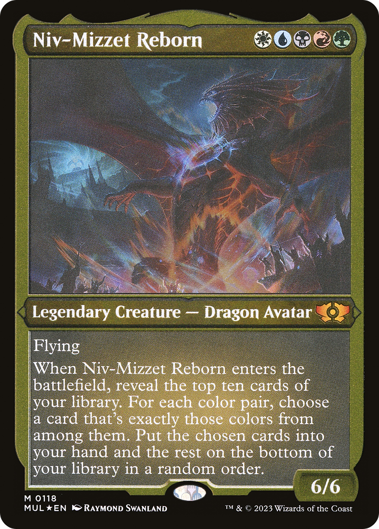 Niv-Mizzet Reborn (Foil Etched) [Multiverse Legends] | Total Play