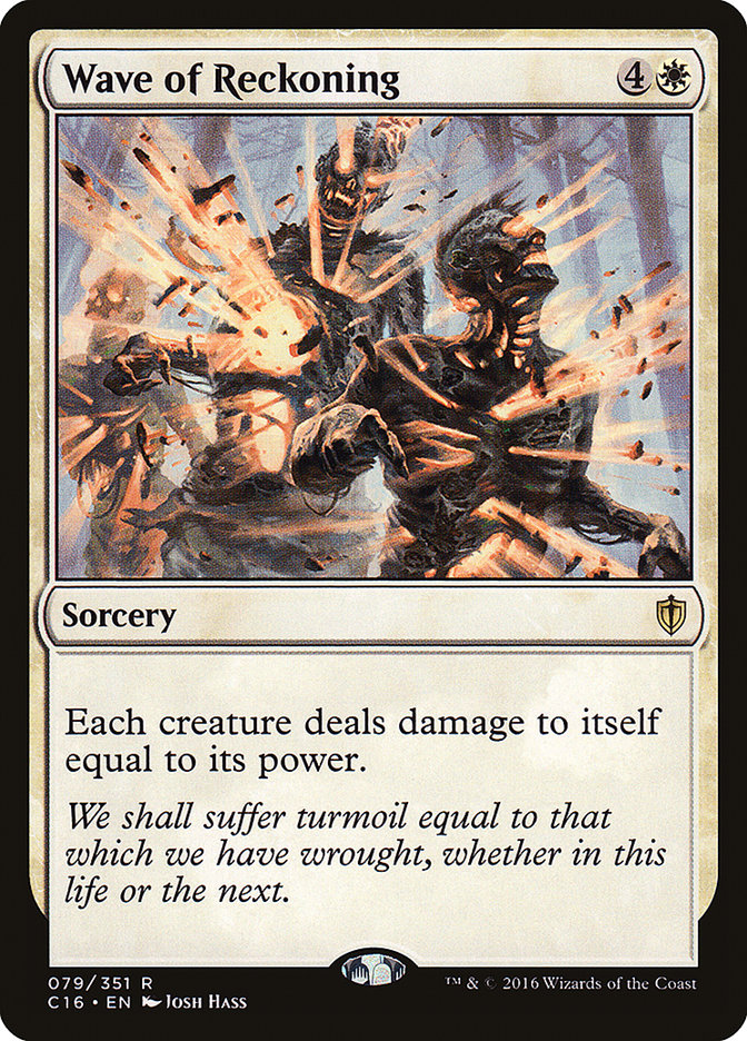 Wave of Reckoning [Commander 2016] | Total Play