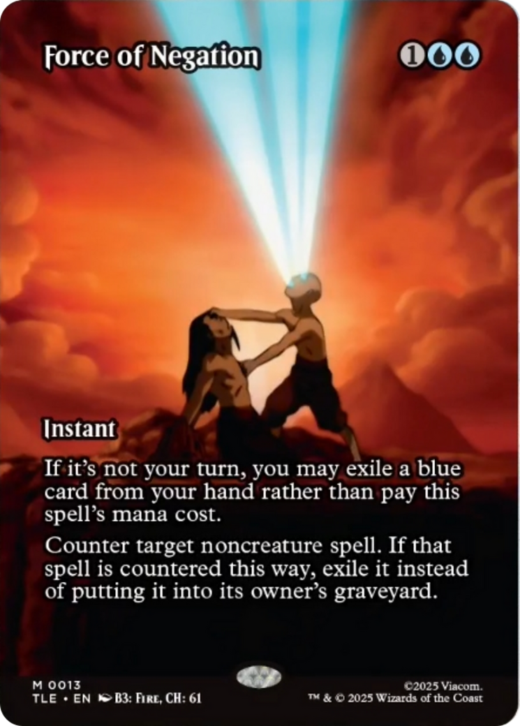 Force of Negation (Borderless) [Avatar: The Last Airbender: Eternal-Legal] | Total Play