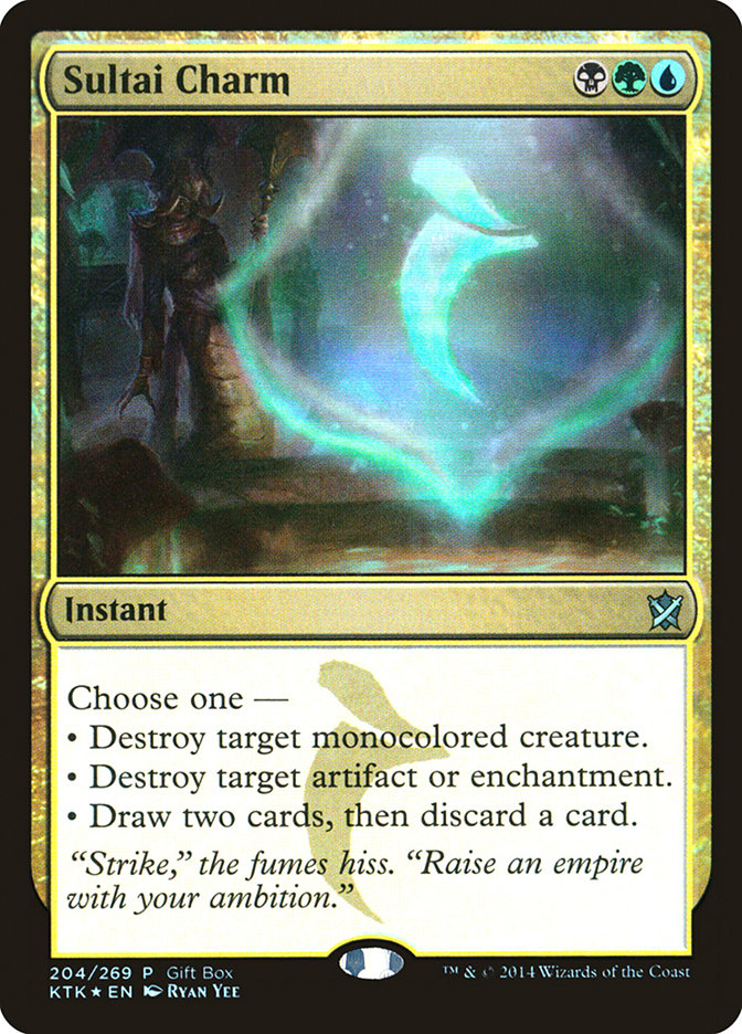 Sultai Charm (Gift Box) [Khans of Tarkir Promos] | Total Play