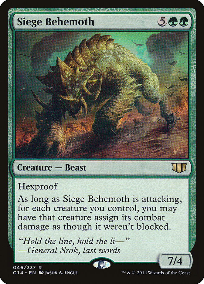 Siege Behemoth [Commander 2014] | Total Play