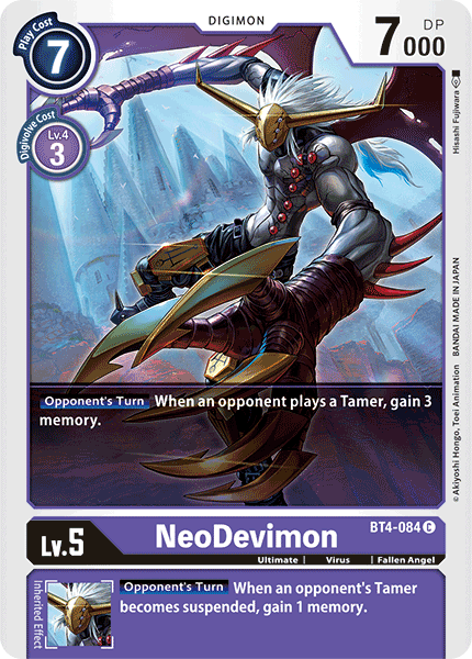 NeoDevimon [BT4-084] [Great Legend] | Total Play