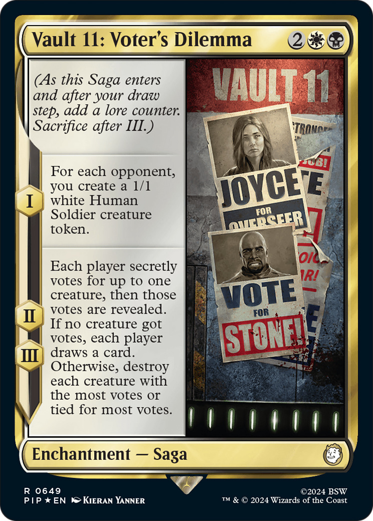 Vault 11: Voter's Dilemna (Surge Foil) [Fallout] | Total Play