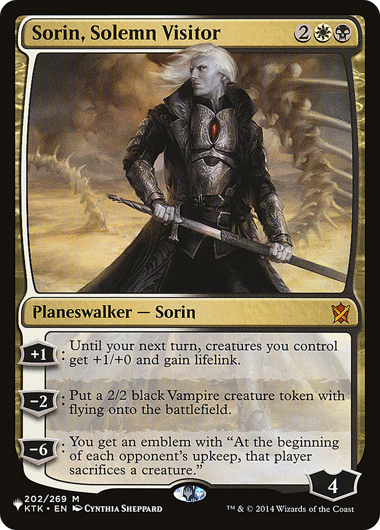 Sorin, Solemn Visitor [The List Reprints] | Total Play