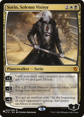 Sorin, Solemn Visitor [The List Reprints] | Total Play