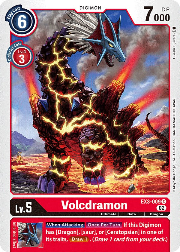 Volcdramon [EX3-009] [Draconic Roar] | Total Play